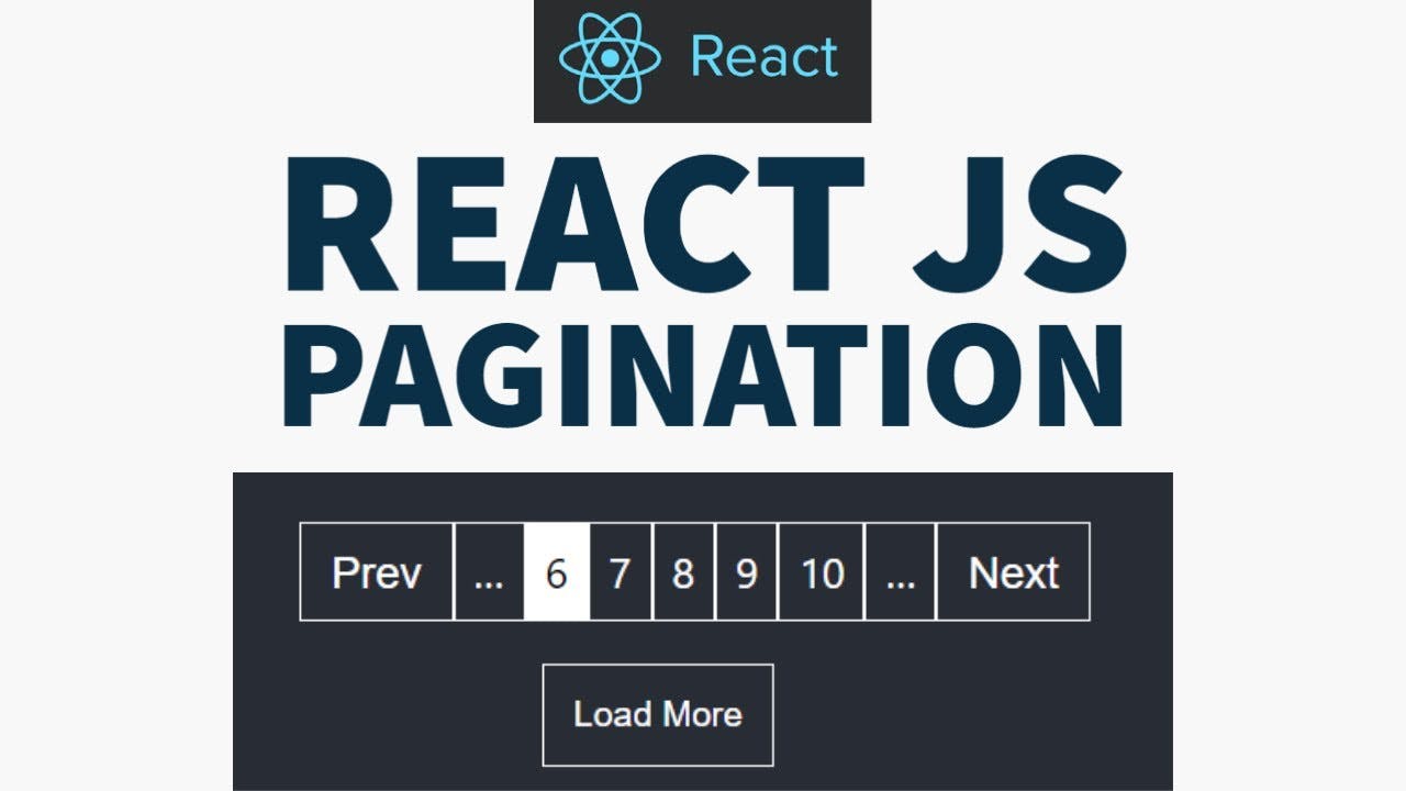 build a custom pagination component in reactjs from scratch